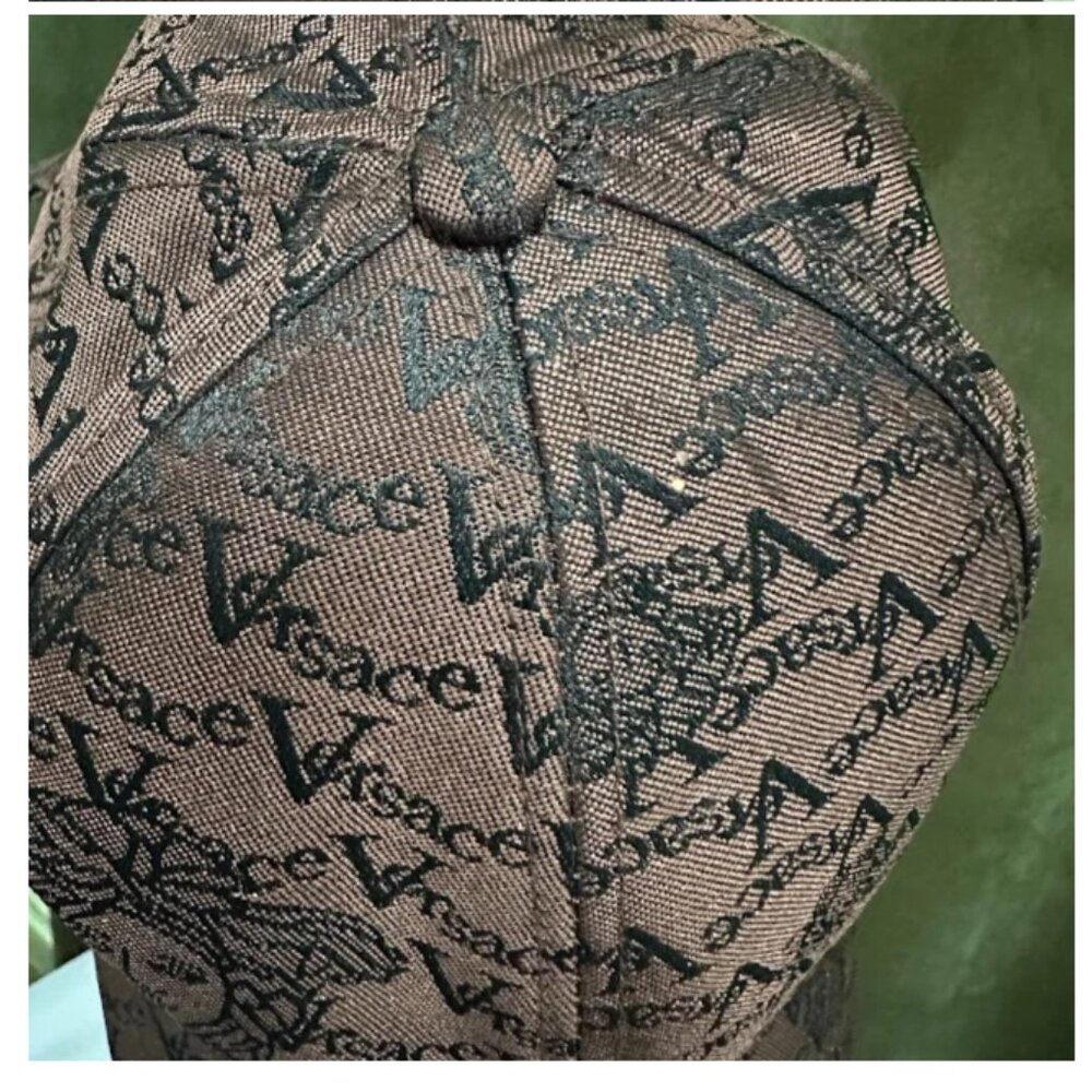 Brown Print Baseball Cap Adjustable - image 6